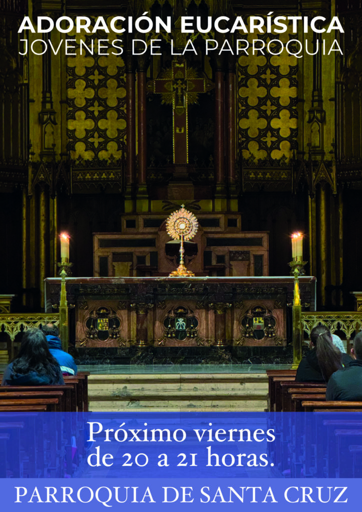 Adoración al Santísimo. Grupo Joven.